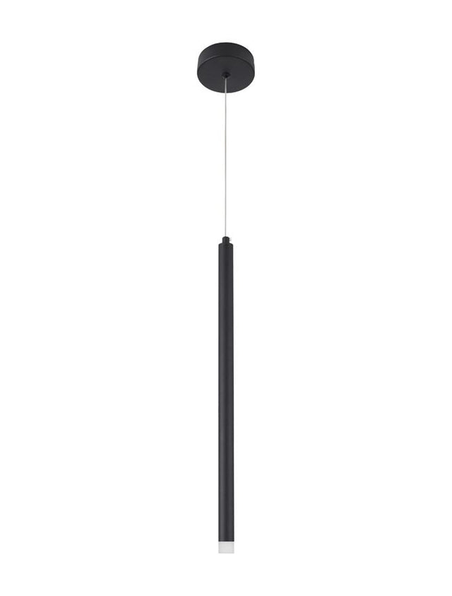 TRIMLE Sandy Black Aluminium & Acrylic LED 3 Watt 230 Volt 271Lm 3000K IP20 D: 2.5 H1: 50 H2: 150 cm Adjustable Height