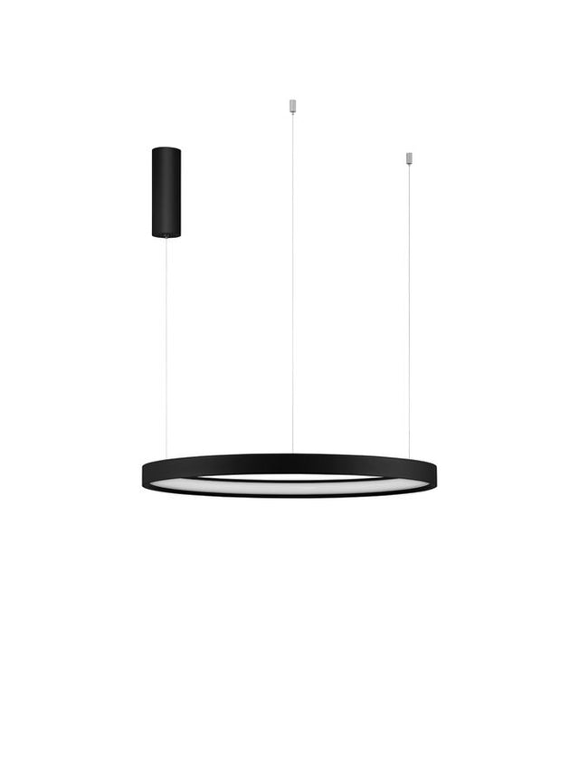 PERRINE Triac Dimmable Sandy Black Aluminium & Acrylic LED 40 Watt 230 Volt 2800Lm 3000K IP20 D: 60 H: 150 cm Adjustable height