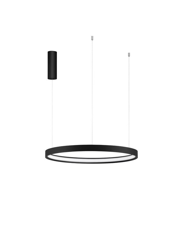 PERRINE Triac Dimmable Sandy Black Aluminium & Acrylic LED 40 Watt 230 Volt 2800Lm 3000K IP20 D: 60 H: 150 cm Adjustable height