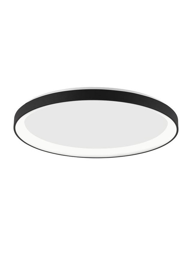 PERTINO 2700K Triac Dimmable Sandy Black Aluminium & Acrylic LED 40 Watt 230 Volt 2554Lm IP20 D: 48 H: 6 cm