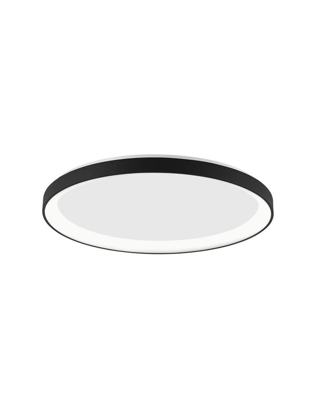 PERTINO 2700K Triac Dimmable Sandy Black Aluminium & Acrylic LED 50 Watt 230 Volt 3134Lm IP20 D: 58 H: 6 cm