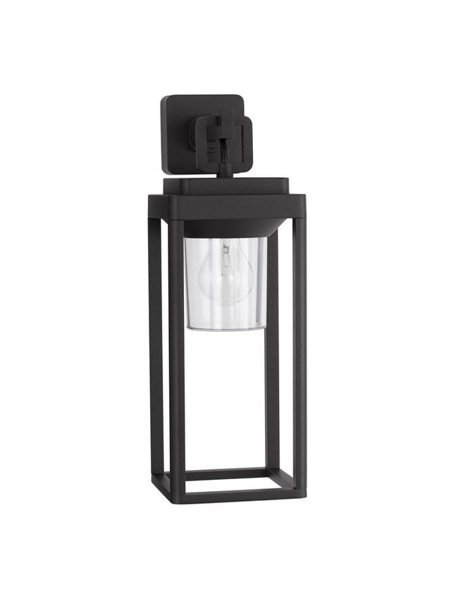 FIGO Anthracite Die-Casting Aluminium & Clear Acrylic LED E27 1x12 Watt 220-240 Volt Bulb Excluded IP65 L: 14.5 W: 20.5 H: 43 cm