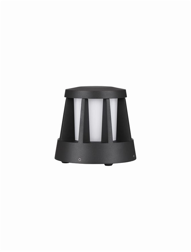 STARK Anthracite Die-Casting Aluminium & Frost Acrylic LED 8.2 Watt 116Lm 3000K 220-240V Beam Angle 168º IP65 D: 16 H: 14.6 cm