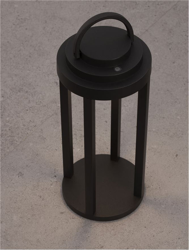 MOCHA Anthracite Die-Casting Aluminium & Clear Glass LED 2 Watt 191Lm 3000K DC 5 Volt Beam Angle 96º IP54 D: 15 W: 15 H: 35 cm