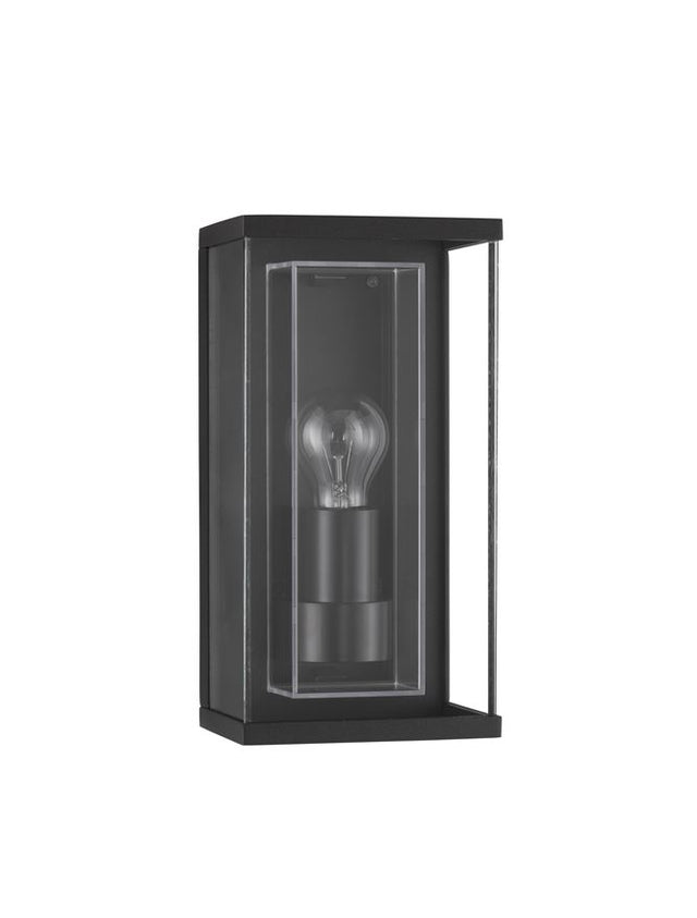 REGINA Anthracite Die-Casting Aluminum & Clear Glass LED E27 1x12 Watt 220-240 Volt Bulb Excluded IP65 L: 15.2 W: 12.2 H: 29.5 cm