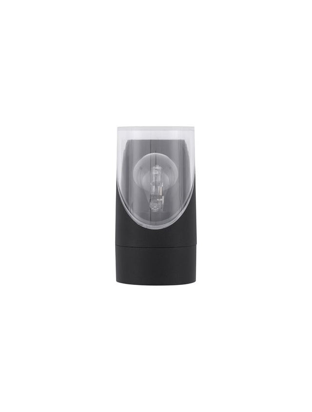 SELENA Anthracite Die-Casting Aluminum & Clear Acrylic LED E27 1x12 Watt 220-240 Volt Bulb Excluded IP65 D: 9 W: 10.1 H: 17.1 cm