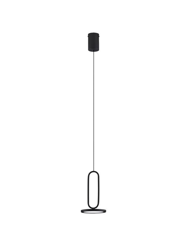 GEA Sandy Black Aluminium & Acrylic LED 8 Watt 220-240 Volt 560Lm 3000K IP20 D: 13 H: 180 cm Adjustable Height