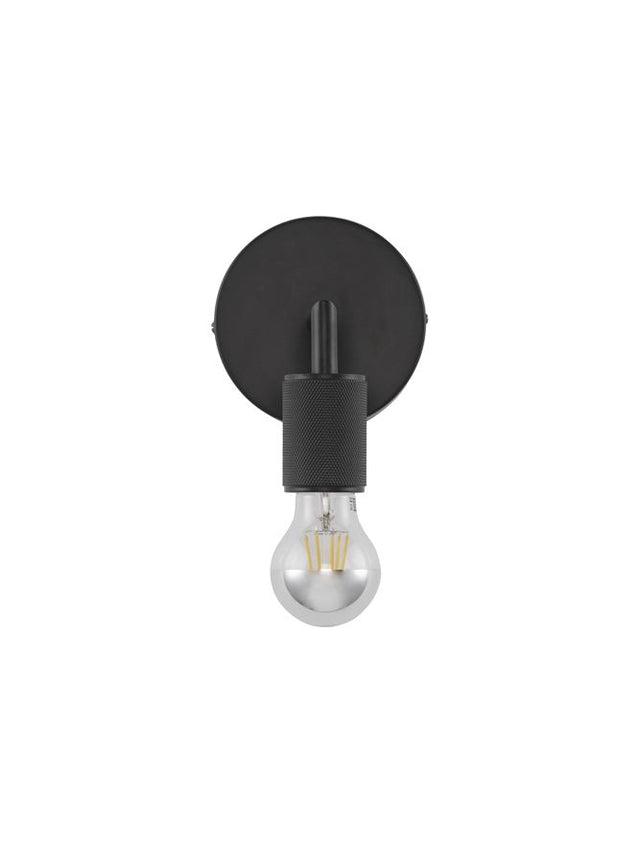 ROYAL Black Metal LED E27 1x12 Watt 230 Volt IP20 Bulb Excluded D: 12 W: 12 H: 15.5 cm