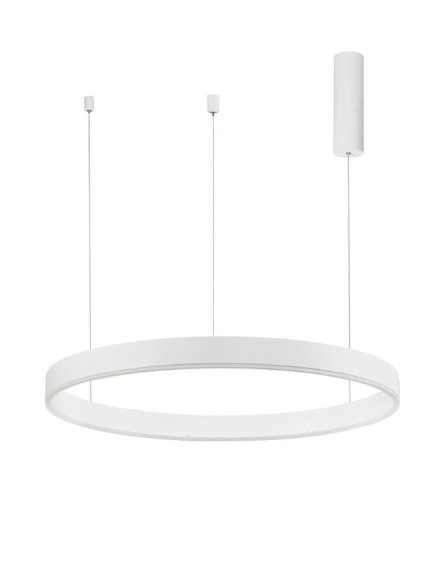 MOTIF 2700-6000K Changing CCT & Dimming Sandy White Aluminium & Acrylic LED 50 Watt 3684Lm 230 Volt IP20 D: 80 H: 200 cm