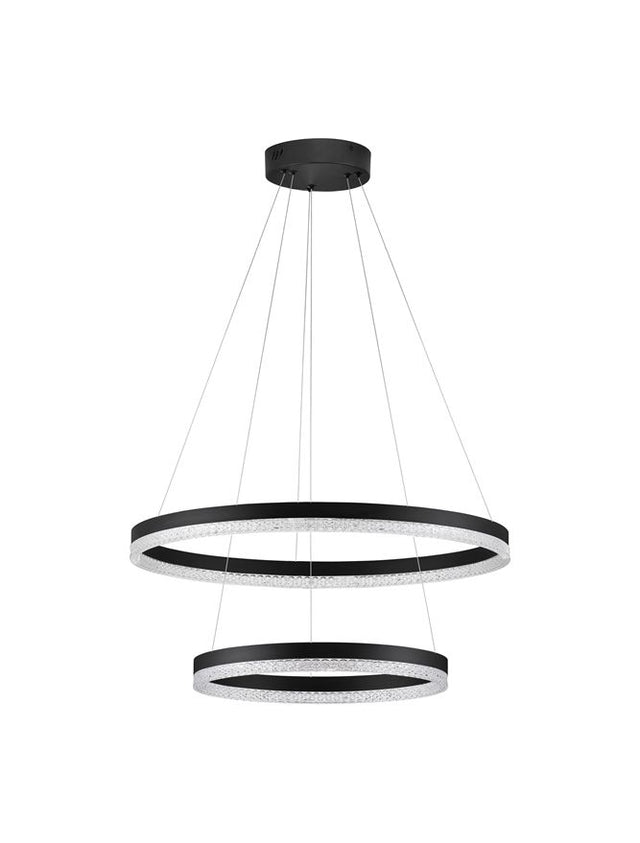 ADRIA Triac Dimmable Sandy Black Aluminium LED 52 Watt 220 Volt 5684Lm 3000K IP20 D: 60 H: 150 cm Adjustable Height