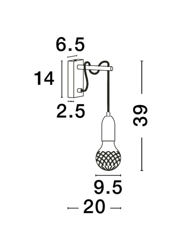 VEDA Brass Metal & Clear Glass LED G9 1x6 Watt 230 Volt IP20 Bulb Excluded L: 9.5 W: 20 H: 39 cm