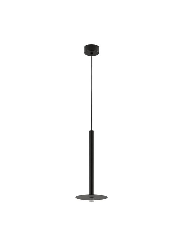 DANDIA Black Aluminum LED 6 Watt 220-240 Volt 365Lm 3000K IP20 D: 16.5 H: 150 cm Adjustable Height