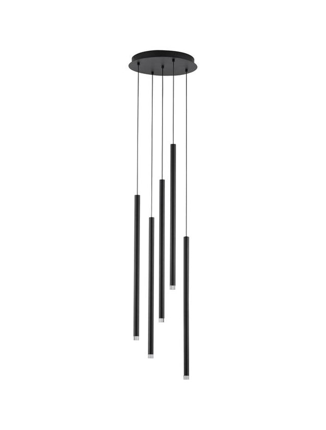 DANDIA Black Aluminum LED 27 Watt 220-240 Volt 1312Lm 3000K IP20 D: 35.5 H: 150 cm Adjustable height