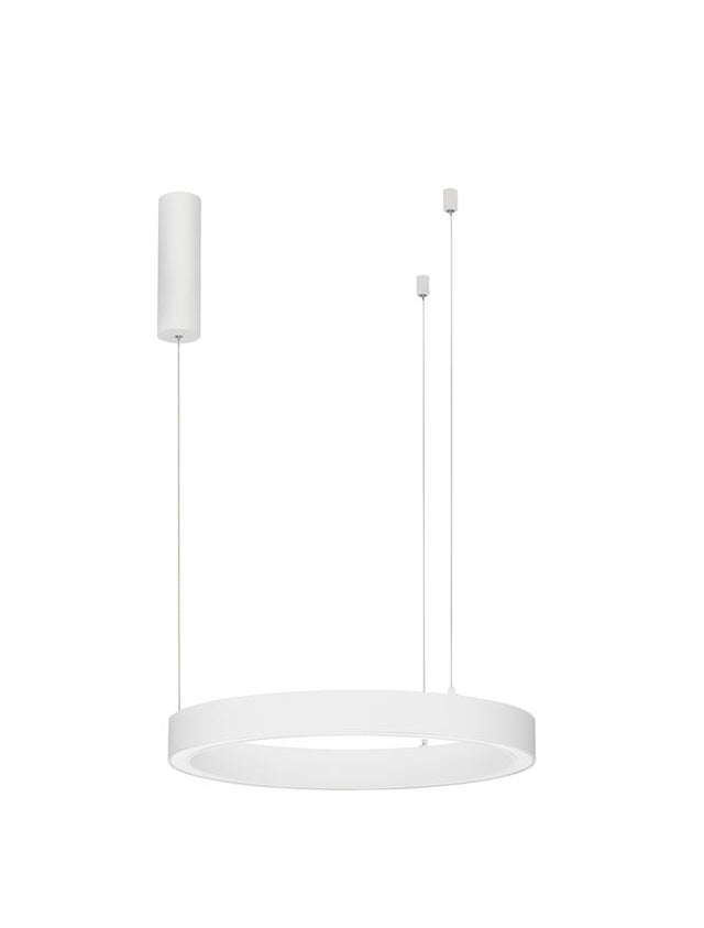 STING Triac Dimmable Sandy White Aluminium & Acrylic LED 40 Watt 230 Volt 2153Lm 3000K IP20 D: 60 H: 200 cm Adjustable Height