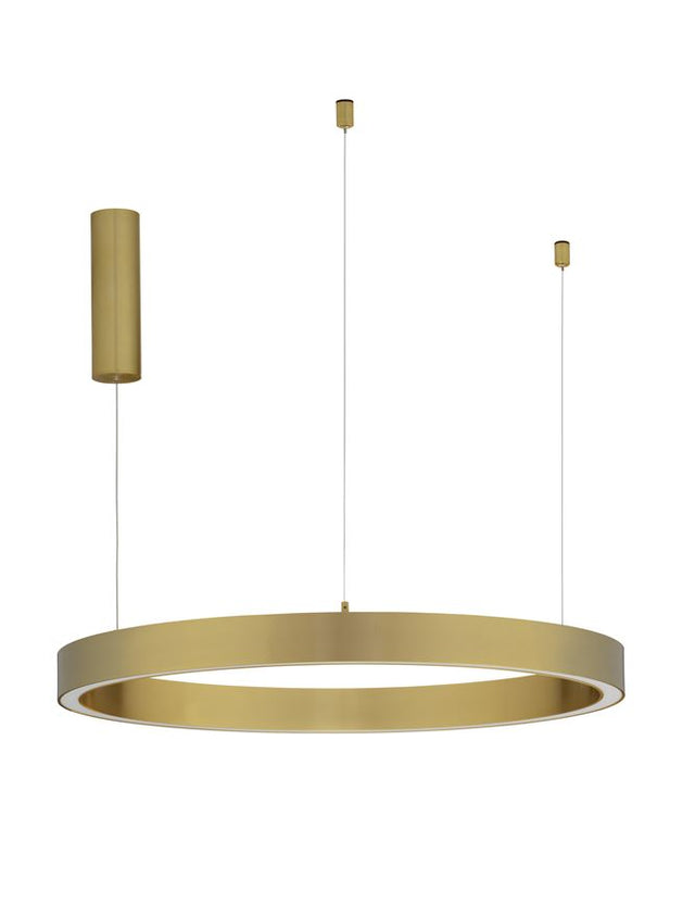 STING Triac Dimmable Brass Gold Aluminium & Acrylic LED 50 Watt 230 Volt 2968Lm 3000K IP20 D: 80 H: 200 cm Adjustable Height