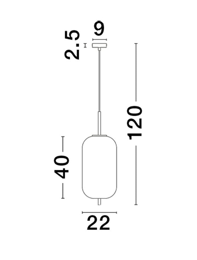 LATO Brass Gold Metal & Smoky Glass Black Fabric Wire LED E27 1x12 Watt 230 Volt IP20 Bulb Excluded D: 22 H: 120 cm Adjustable height