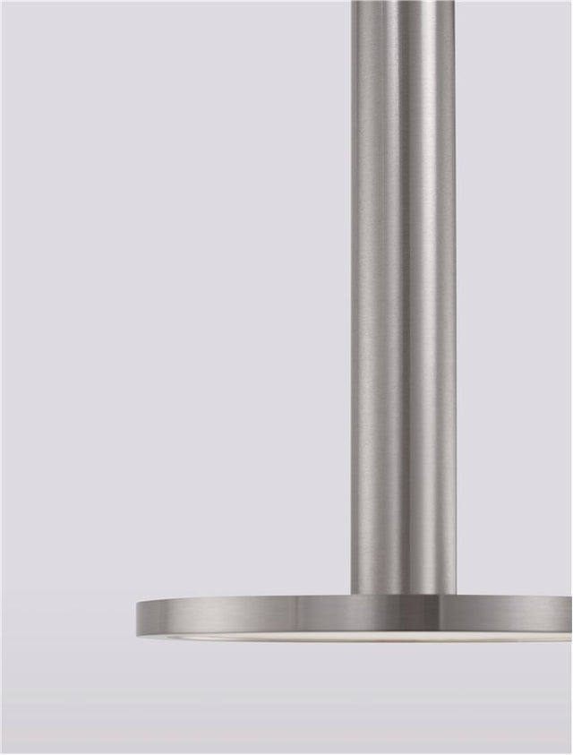 PALENCIA Satin Nickel Metal LED 10 Watt 230 Volt 517Lm 3000K IP20 D: 15 H: 160 cm Adjustable height