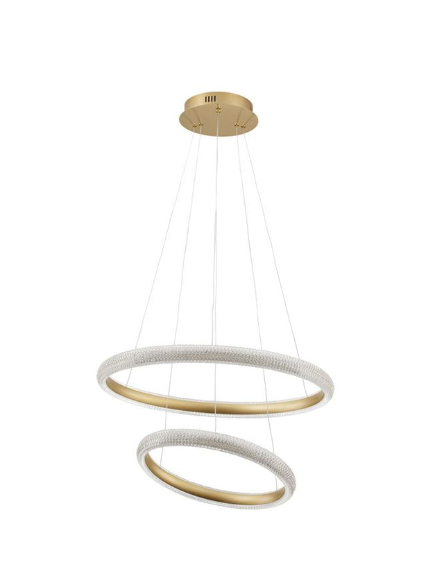 MEDORA Traic Dimmable Brass Gold Aluminiun & Acrylic LED 41.5 Watt 230 Volt 3500Lm 3000K IP20 D1: 36.5 D2: 59 H: 120 cm Adjustable height & Rotating