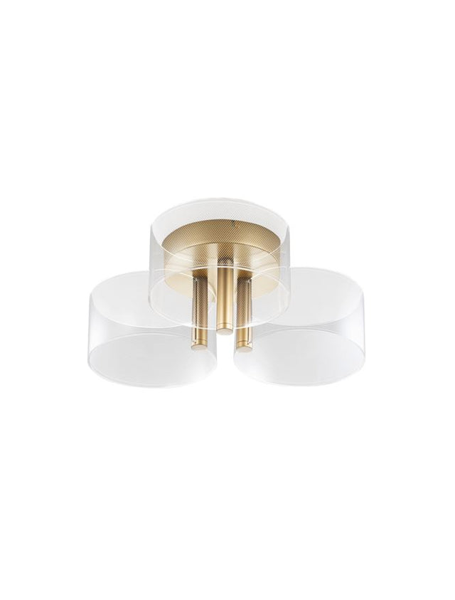 GATLIN Brass Gold Metal & Acrylic LED 21 Watt 230 Volt 950Lm 3000K IP20 D: 44 H: 15.2 cm