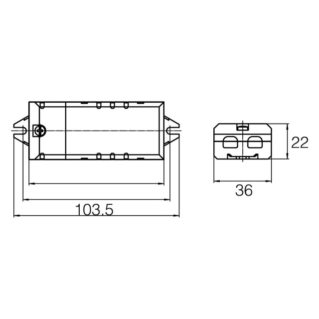 TRANSFORMER ÉLECTRONIQUE 12V 12W LED