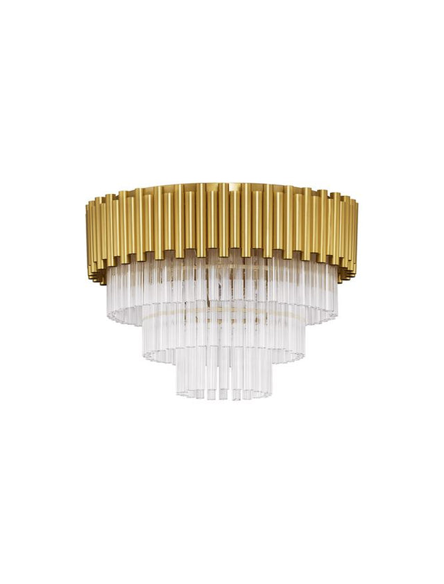 MAGNOLIA Gold Aluminum & Crystal (118 pcs) LED E14 6x5 Watt 230 Volt IP20 Bulb Excluded D: 50 H: 35.5 cm