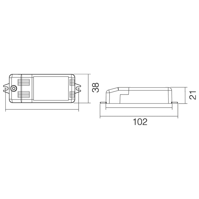 DRIVER 4-10W 350mA DC 12-28V TRIAC LC