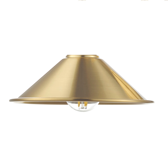 Accessories Easy Fit Aged Brass Metal Shade 18cm