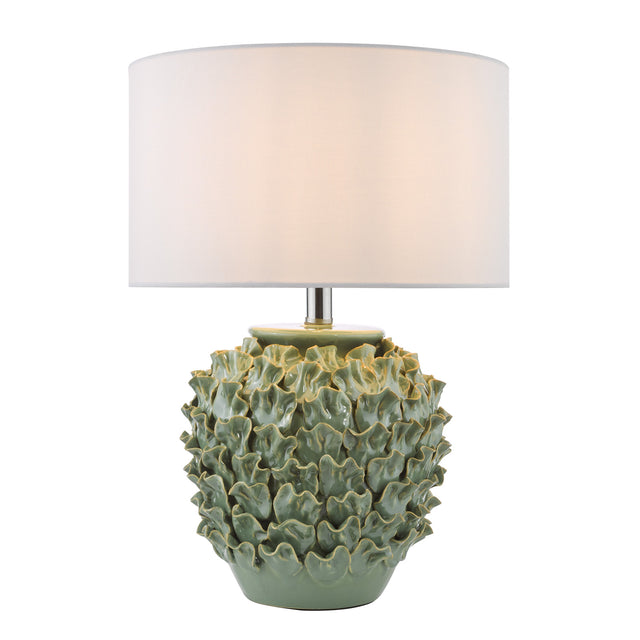 Ailsa Ceramic Table Lamp Green Base Only