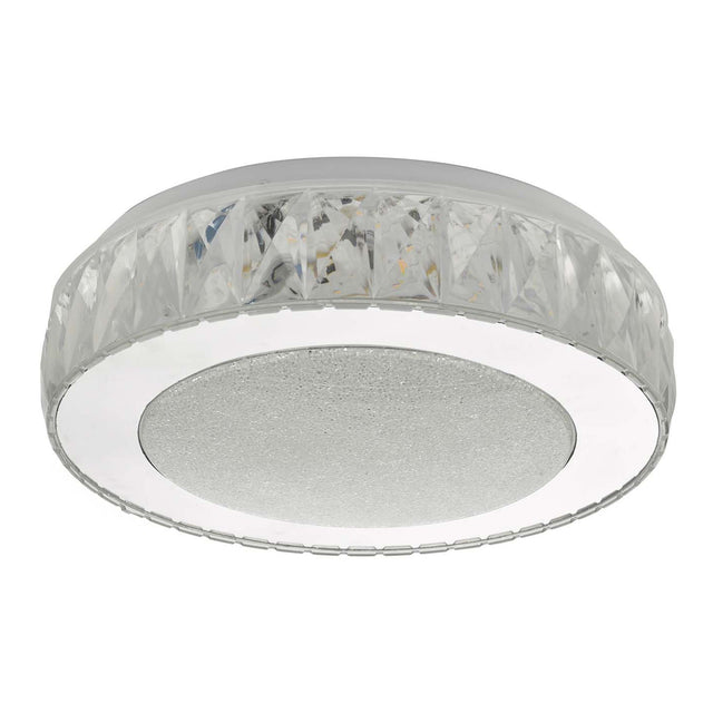 Akelia Flush Acrylic & Stainless Steel Small LED