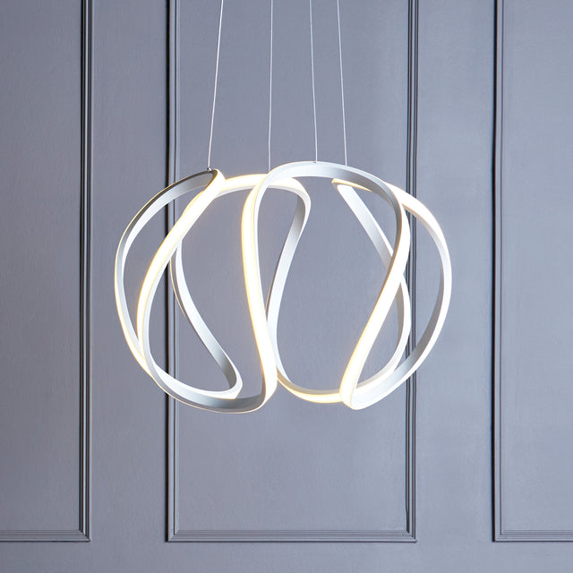 Alonsa Pendant Small White LED