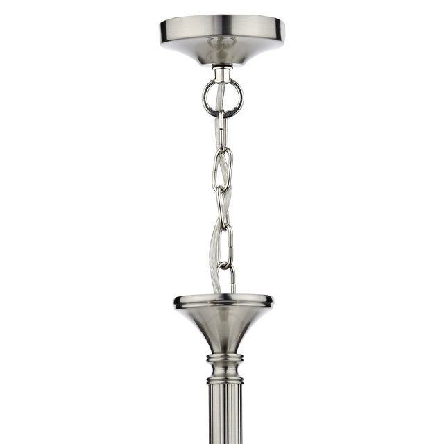 Ambassador 5 Light Dual Mount Pendant Satin Chrome