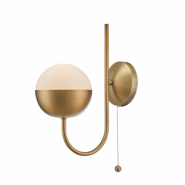 Andre Wall Light Aged Brass