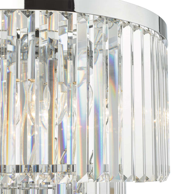 Angel 28 Light Chandelier Crystal Polished Chrome