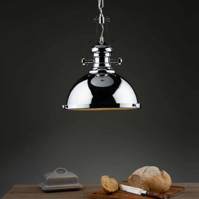 Arona 1 Light Pendant Polished Chrome