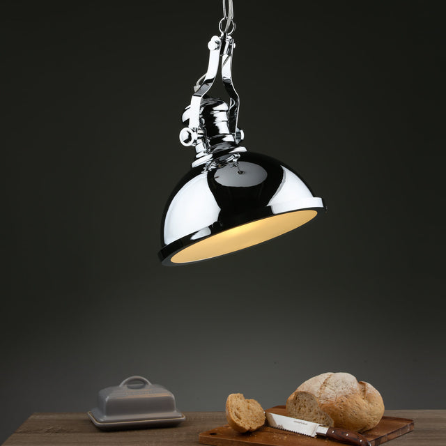 Arona 1 Light Pendant Polished Chrome