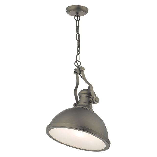 Arona Pendant Antique Pewter & Glass