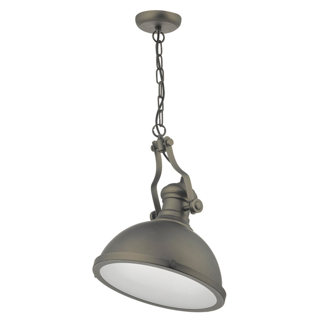 Arona Pendant Antique Pewter & Glass