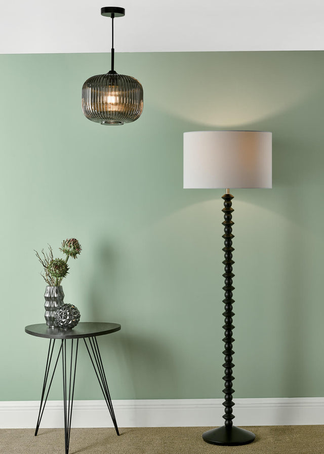 Azana Floor Lamp Matt Black With Shade