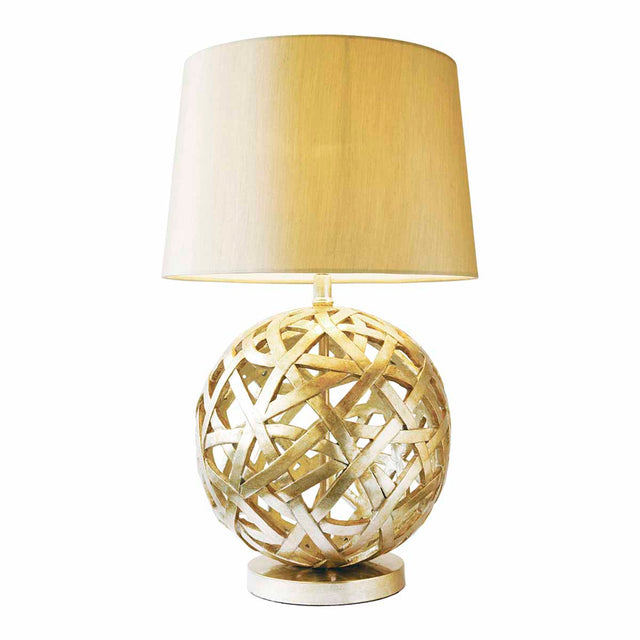 Balthazar Table Lamp Antique Gold With Shade