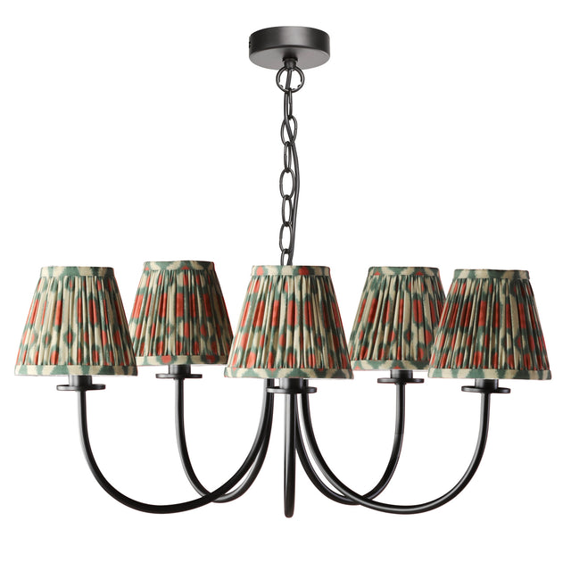 Becca 5 Light Pendant Matt Black Fitting Only