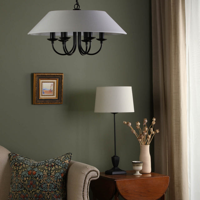 Bessa Table Lamp Satin Black Base Only