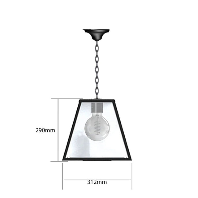 Contemporary hanging lantern