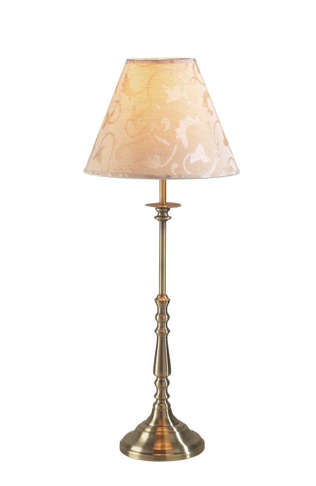 Blenheim Table Lamp Antique Brass With Shade