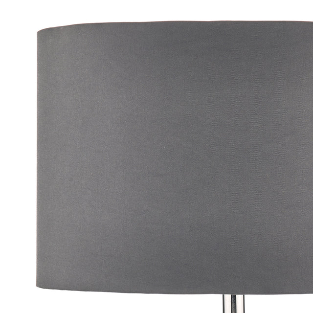 Bokara Table Lamp Silver With Shade