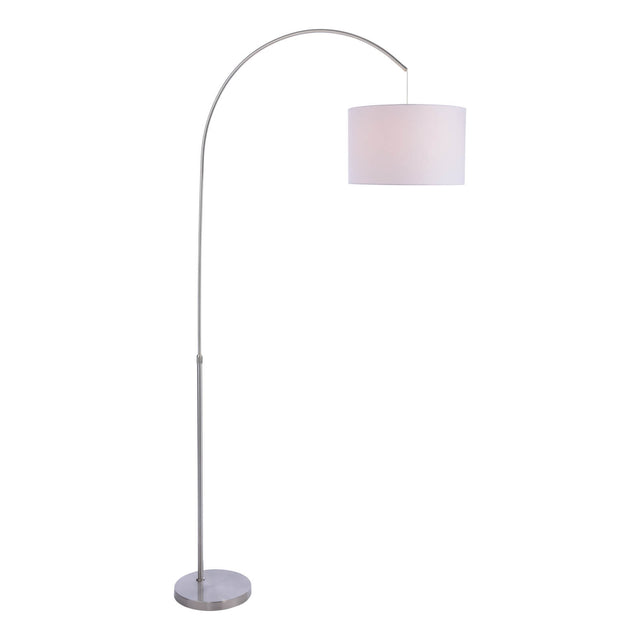 Bow Floor Lamp Satin Nickel Base Only