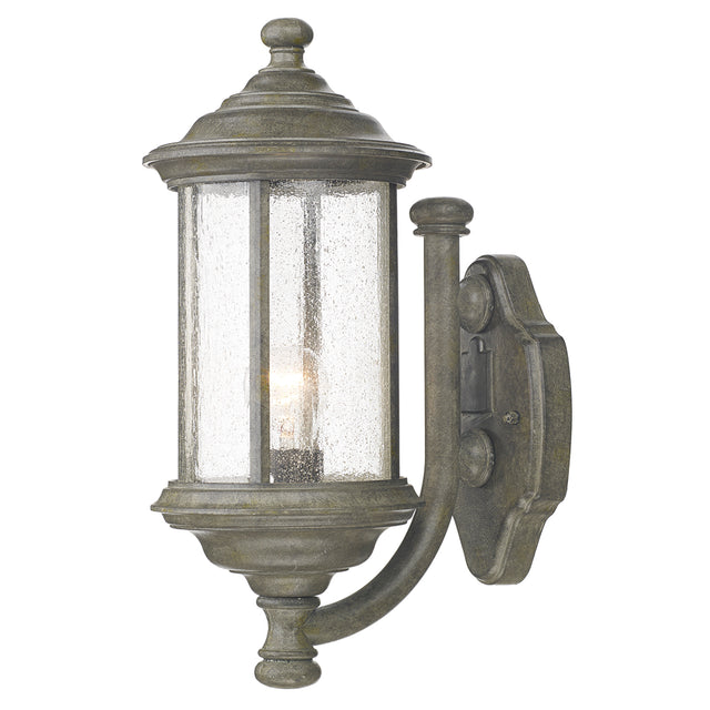 Brompton Outdoor Wall Light Matt Grey Glass IP43