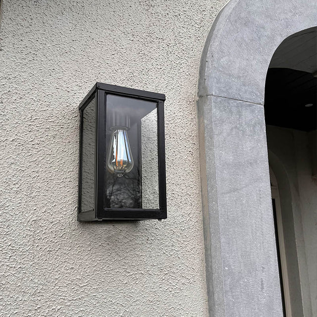 Contemporary flushed wall light