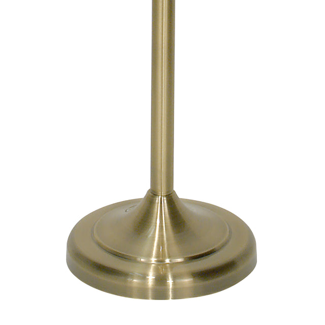 Bybliss Floor Lamp Antique Brass With Shade