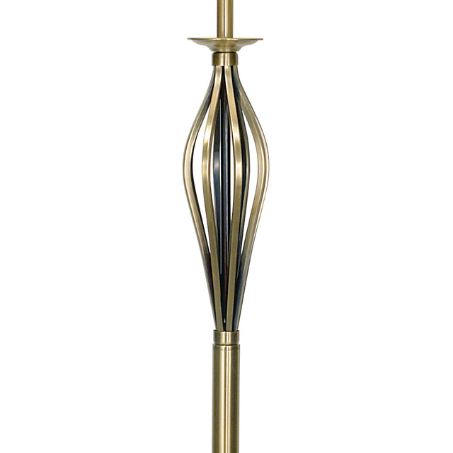 Bybliss Floor Lamp Antique Brass With Shade