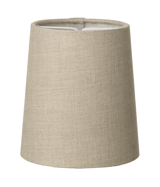 Byron Natural Linen Candle Shade 11cm